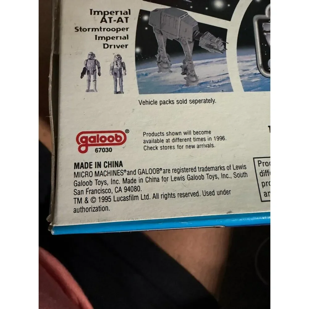 1993 Galoob Star Wars Action Fleet 1-wing star fighter micro mac  #67030